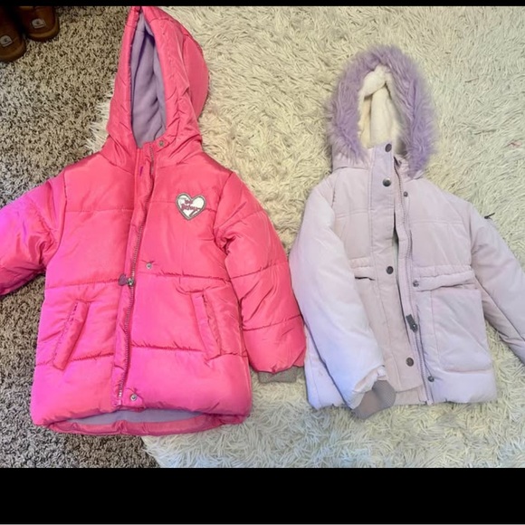 None Other - Hooded Puffer girls Jackets